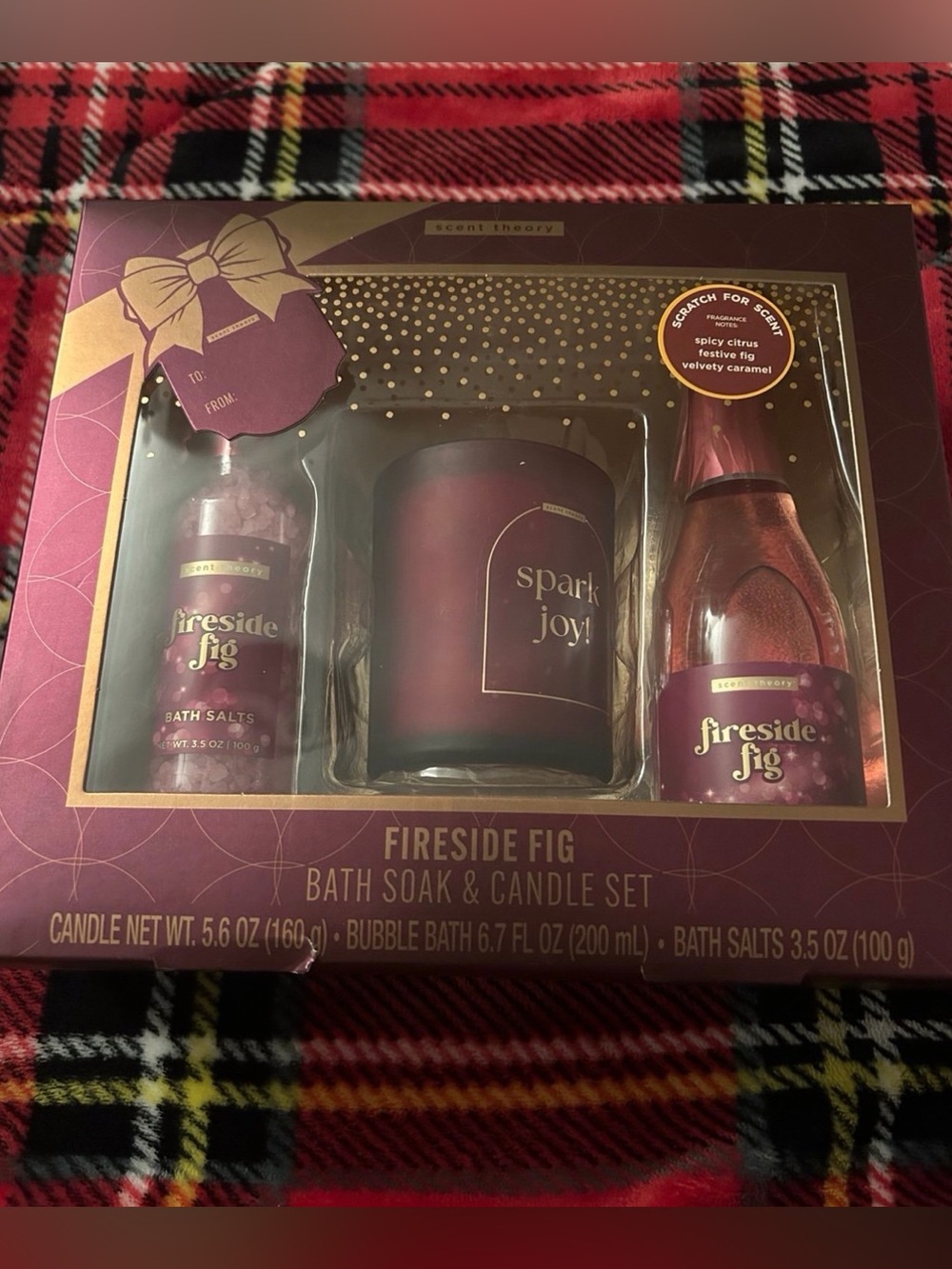 Bath and Candle set